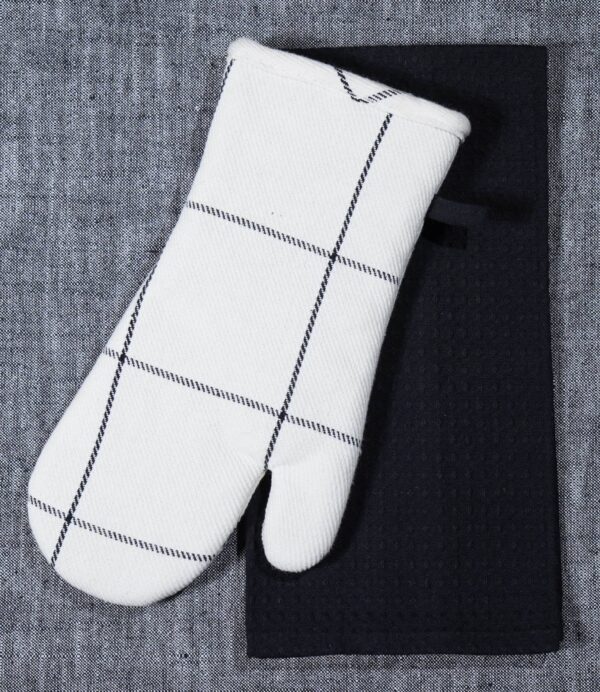 3Pc Baking Gift Set : Mitt/Waffle Towel/Spatula - Image 2
