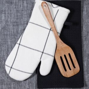 3Pc Baking Gift Set : Mitt/Waffle Towel/Spatula