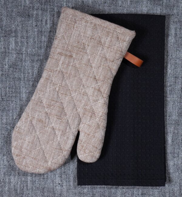 3Pc Baking Gift Set : Mitt/Waffle Towel/Spatula - Image 2