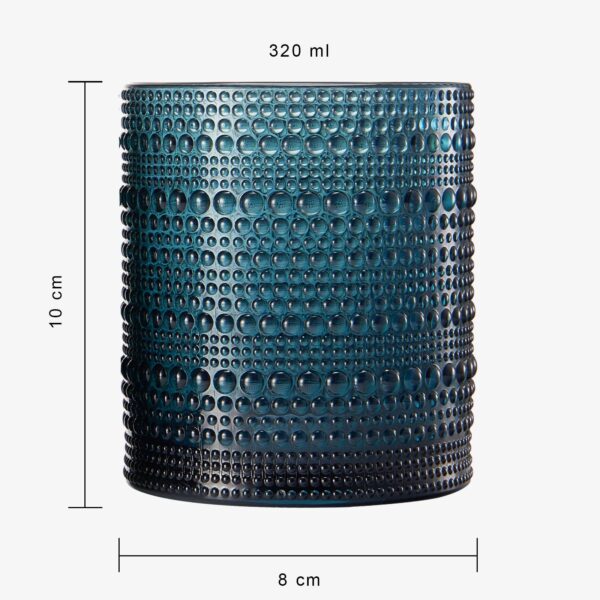 Acrylic Unbreakable Hobnail Plastic Lowball Glass, Set of 6 - Image 3
