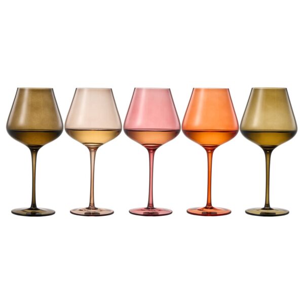 Colored Crystal Wine Glass, Large 20 OZ Glass - Image 4