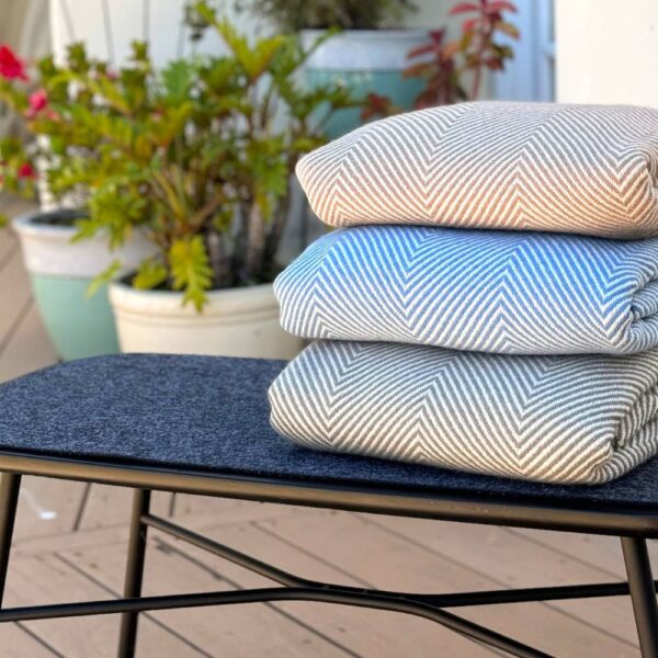 Humble Hilo Herringbone Throw, Bedspread Sizing - Image 5