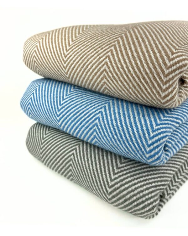 Humble Hilo Herringbone Throw, Bedspread Sizing - Image 3