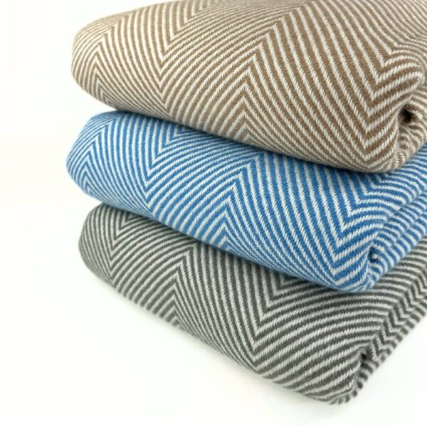 Humble Hilo Herringbone Throw, Bedspread Sizing - Image 2