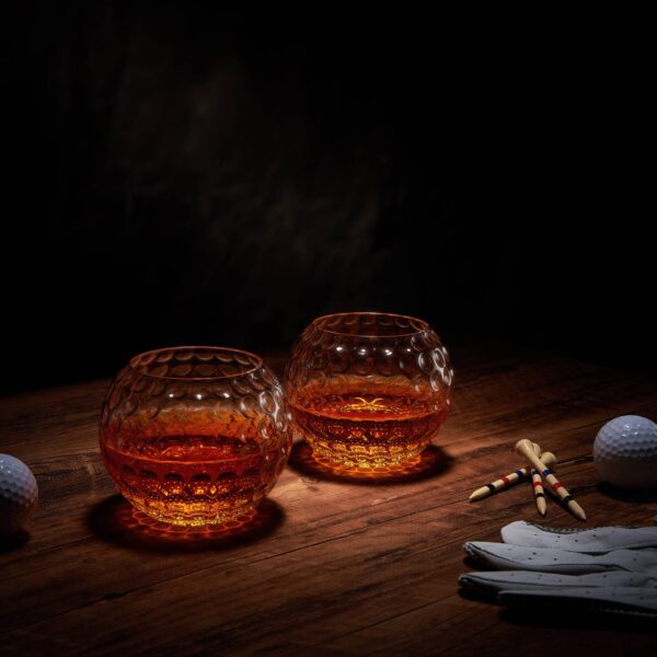 Golf Whiskey Glasses | SINGLE | 15 OZ - Image 3