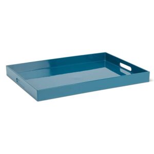 Glossy Rect Tray-Teal-14x19"L-1279