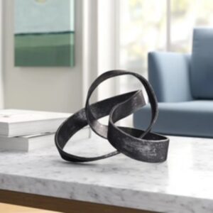 Black metal knot