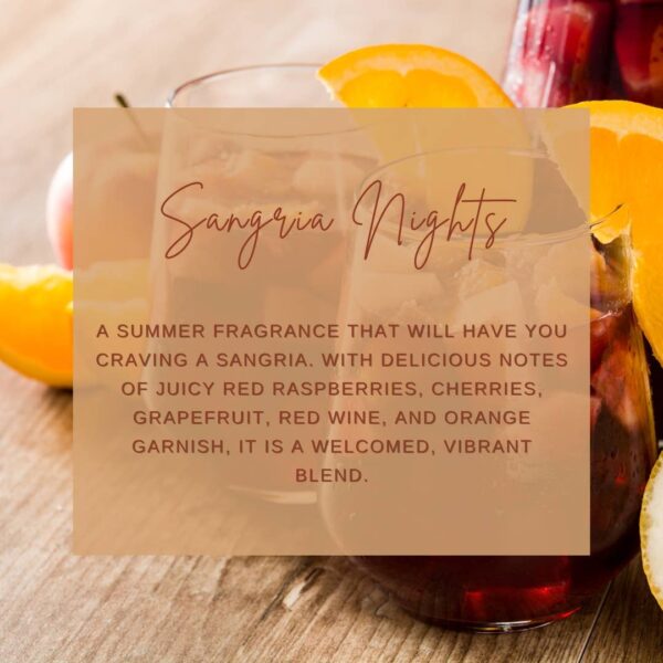 SANGRIA  NIGHTS | WAX MELT | SUMMER - Image 4