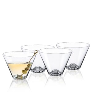 RONA Set Of Four Drink Master Stemless Martini | 12 oz. |