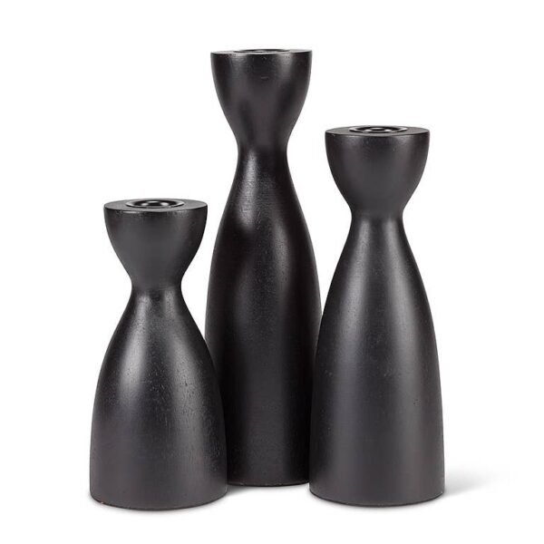 Md Curvy Taper Holder-Blk-7.5" H - Image 4