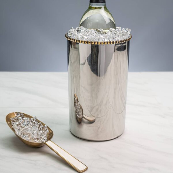 Gold Beaded Double-Wall SS Bottle Holder - Image 2