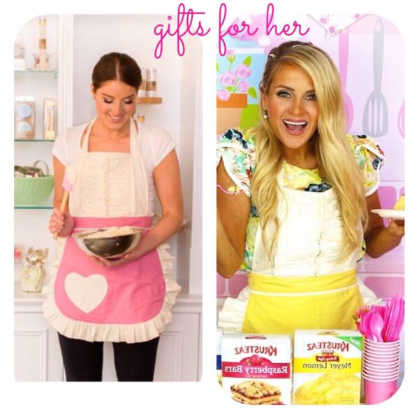 A Vintage Darling apron in yellow - Image 4