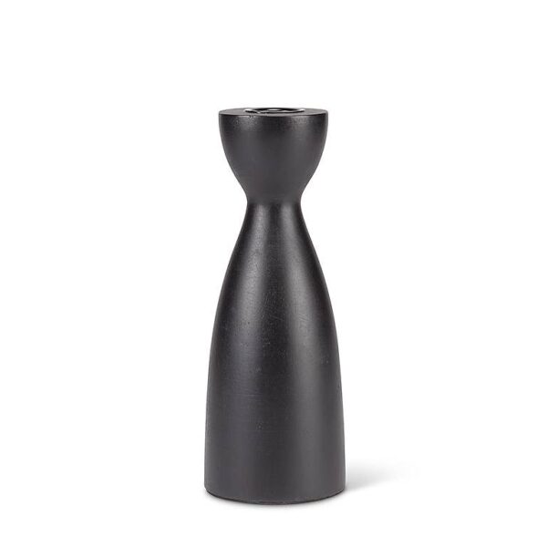 Md Curvy Taper Holder-Blk-7.5" H