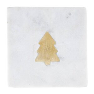 Marble Coasters - Trees - Set of 4