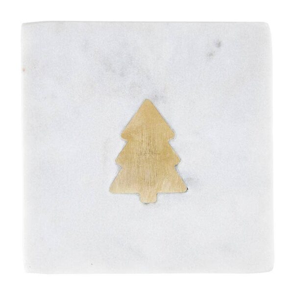 Marble Coasters - Trees - Set of 4