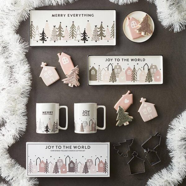 Christmas Village Ceramic Tray - Merry Everything - Image 2