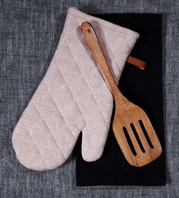 3Pc Baking Gift Set : Mitt/Waffle Towel/Spatula - Image 5